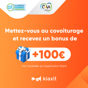 Klaxit bonus 100€